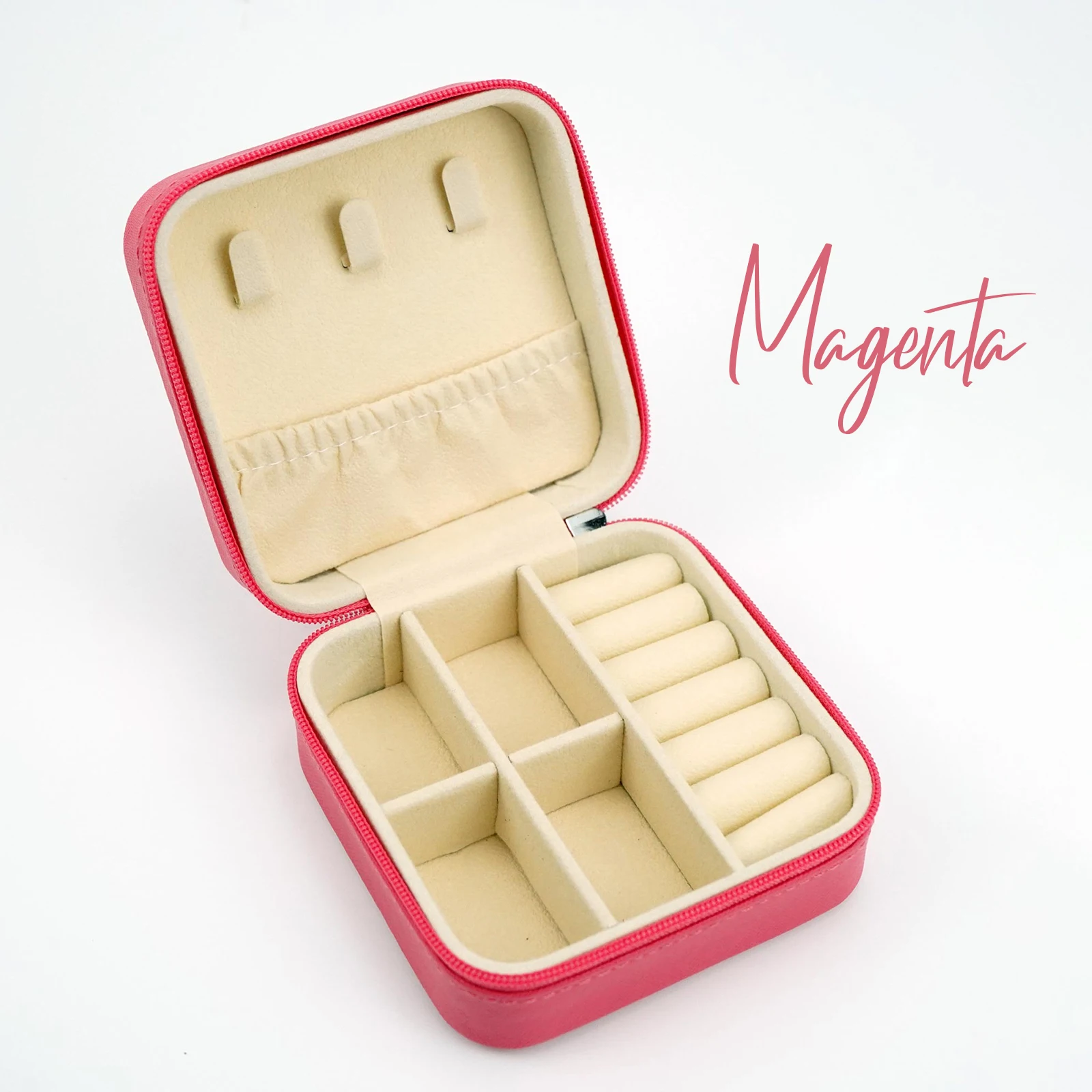 FADELI Women Girls Small Earrings Ring Earring Necklace Pu Jewellery Case Travel jewelry Box Leather Jewelry Organizer