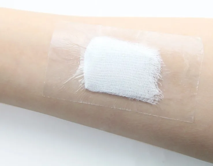 Медицинская водонепроницаемая клейкая полиуретановая хирургическая пленка, оберточная лента с различной упаковкой OEM