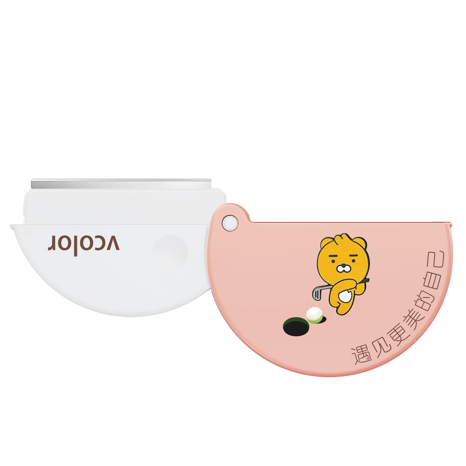 Swing open eyebrow razor shaper stainless steel blade with safety cover Mini eyebrow trimmer