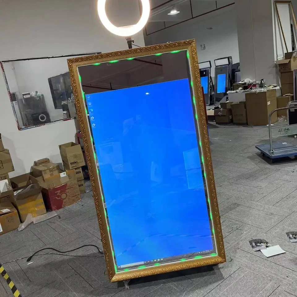 55/65 inch mirror photo booth flight case