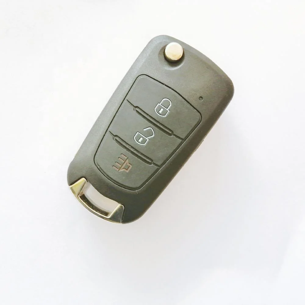 for GREAT WALL WINGLE STEED 5 6 HAVAL HOVER H5 3 Buttons Uncut Brass Blade Remote Blank Key Shell