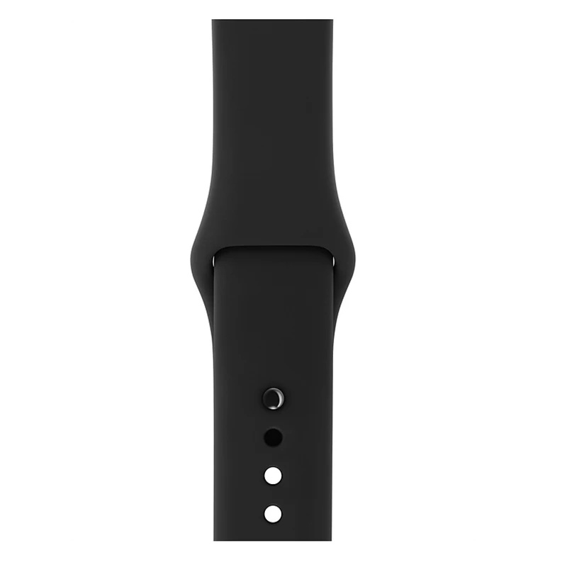  Ремешок силиконовый для Apple Watch band 40 мм 44 Воздухопроницаемый спортивный браслет iWatch Series 5 4 3 se 6 аксессуары