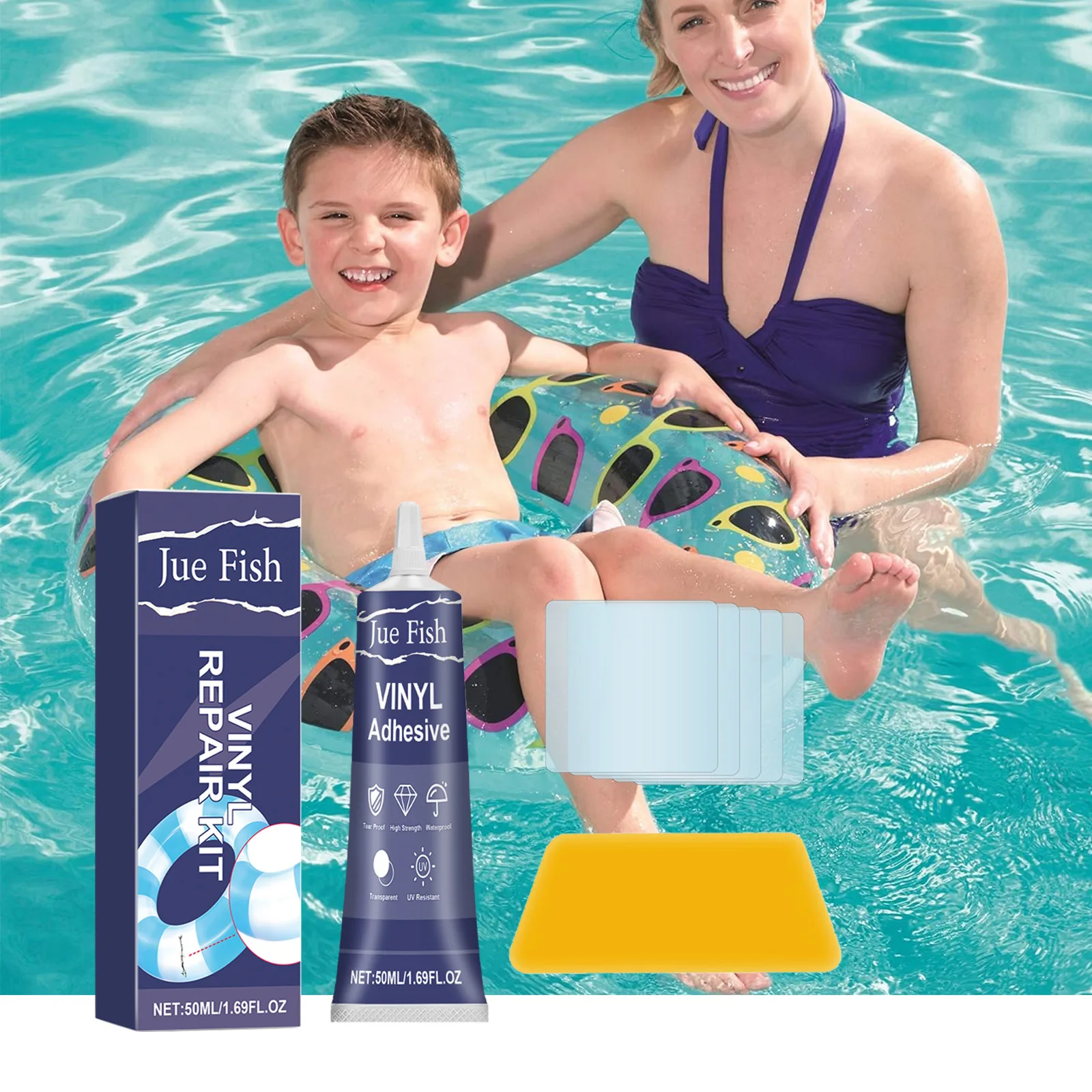 New Water Inflatable Float Appliance Leak proof Sealing Repair Patch DIY Adhesive Quick Repair Crack Patch