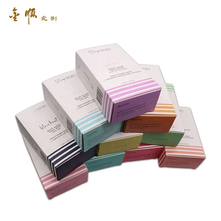 Small corrugated biodegradable recyclable cosmetic box cosmetic bottle packaging box for cosmetic jars