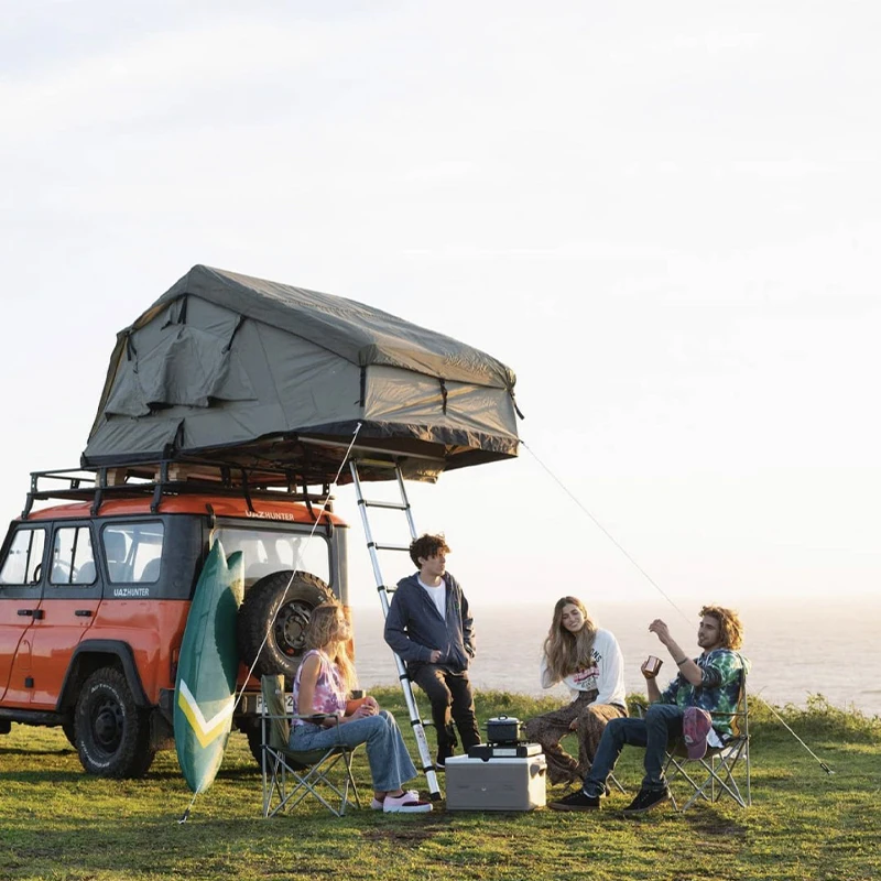 darche roof top tent Trailer Tent Manufacturers Car Covered Trailer Camping Soft roof top tent 4 person