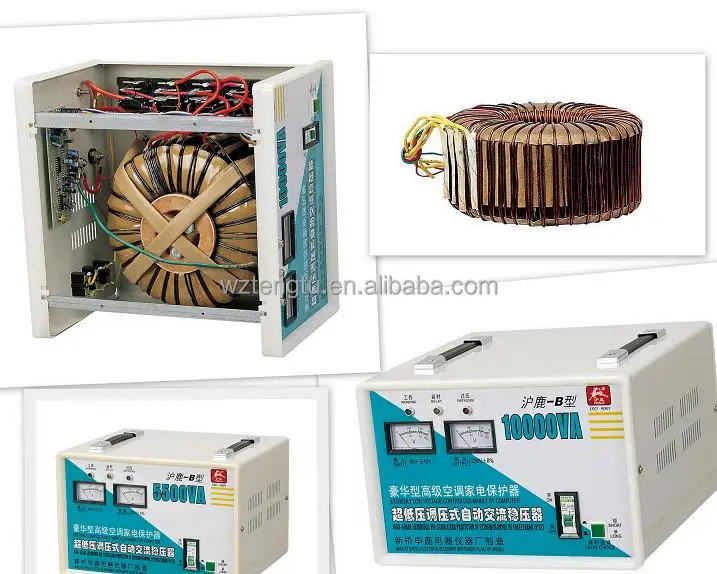 220V/110V 50Hz/60Hz LED Automatic Voltage Regulator Stabilizer SVC 1000 VA 1500VA 2000VA 3000VA 5000VA