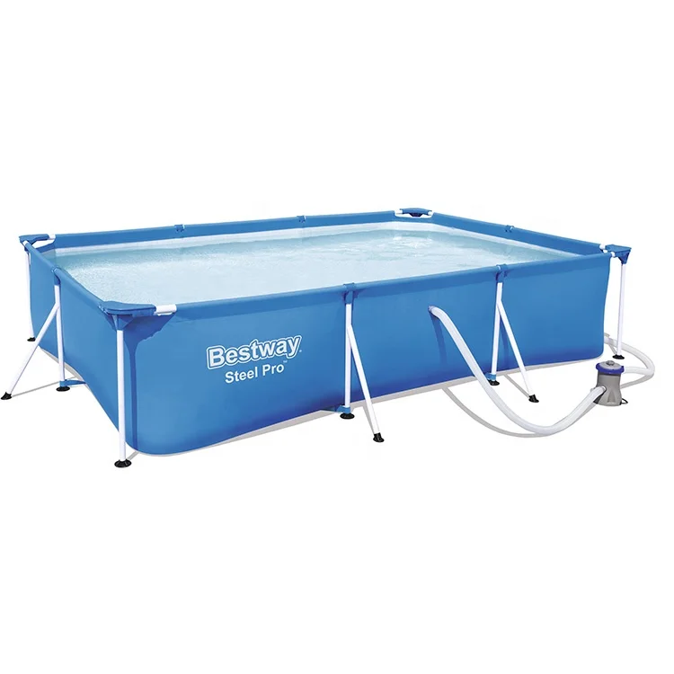 56403 Steel Pro 8ft 6in x 67in x 24in Rectangular Above Ground Swimming Piscina