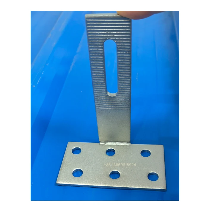 Non-penetrating Mount Portrait Structure Plane Roof Fitting For Solar Panels Bra