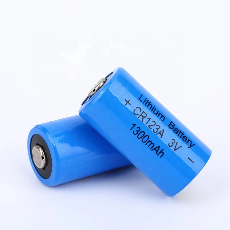 3v lithium batteries CR123A 1000mAh 1300mAh Lithium Primary Battery Li-MnO2