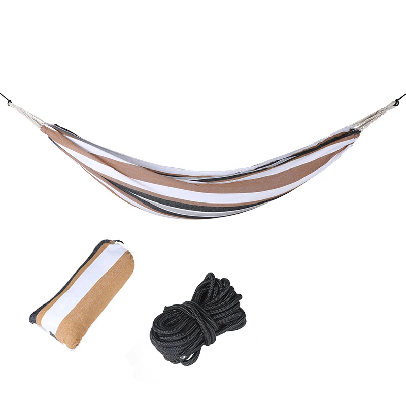 
Wholesale High Quality Outdoor Canvas Hammock Large Camping Hammock 