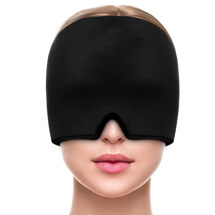 Hot Cold Gel Compress Therapy Wrap Tension Relief Headache and Migraine Relief Wrap Hat