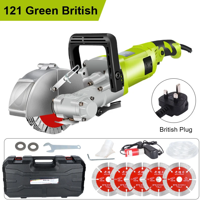 Hot Selling 4800w Wall Chaser  Electric Power Tools Construction Concrete Steel Wall Grooving Machine Power Saw With Hand-held