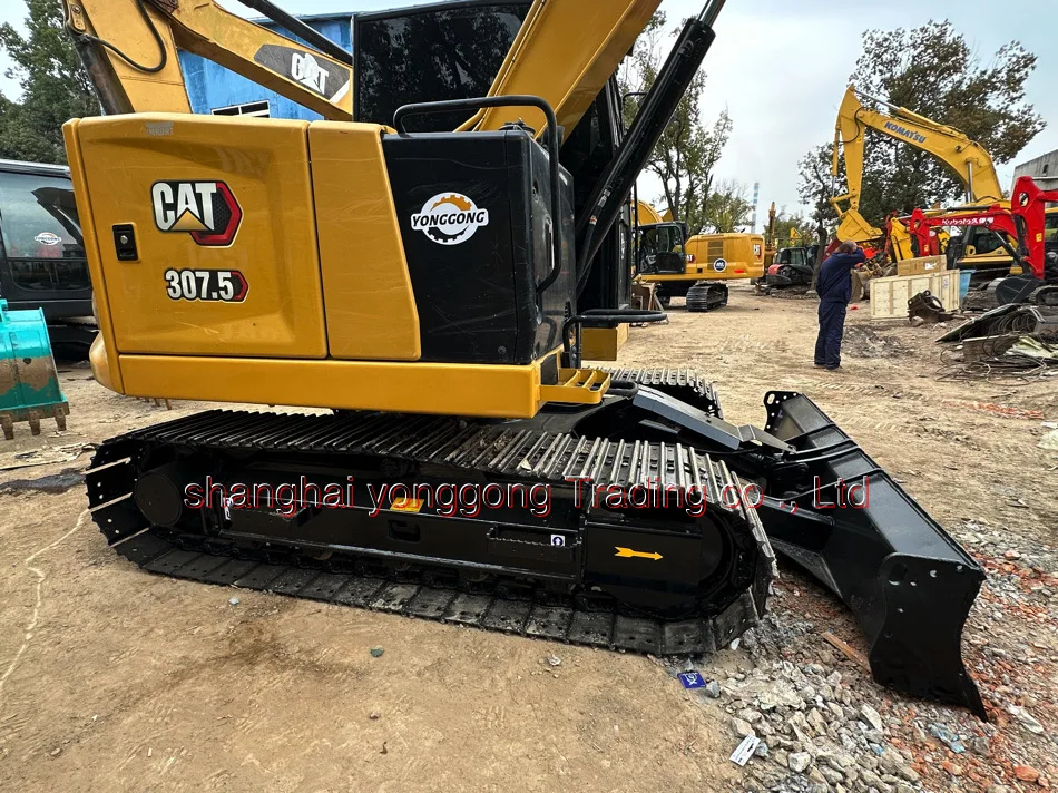 cat307.5 used excavator earthmover machinery with gentle used earth moving machinery with powerful engine