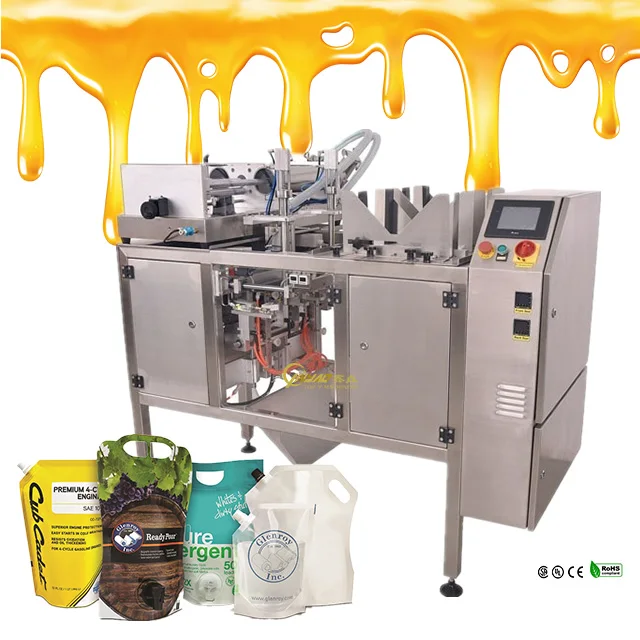 Full Automatic packaging machine for cooking oil stand up pouch packaging machine