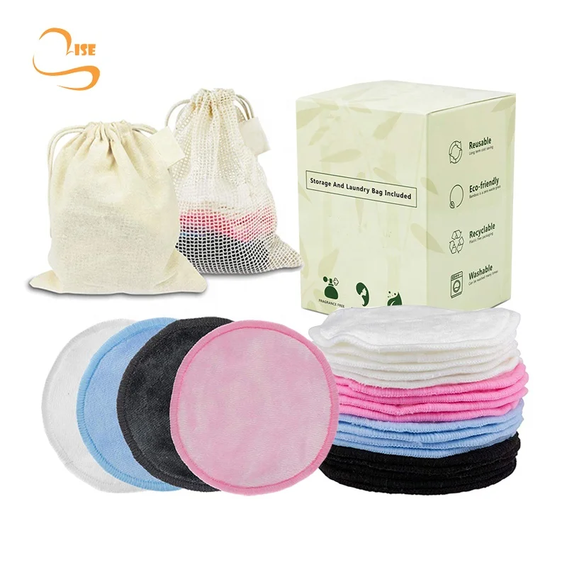 New Arrival Cotton Seam Cosmetic Makeup Removal Pads Organic Non-polyester Facial Soft Cleansing Wipes Reusable