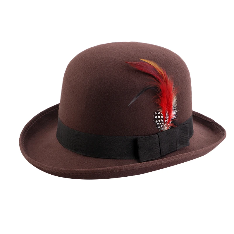 Unisex Formal Hats With Beauty Feather Accessories Polyester Daily Life Gentleman Fedora Hats