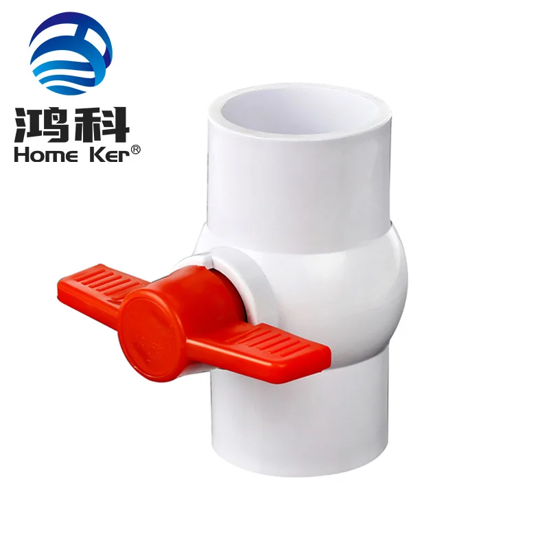 Plastic Quality Upvc 1/2 Inch Plumbing Material Fitting Plastic Agricultural Irrigation Pvc Ball Valve