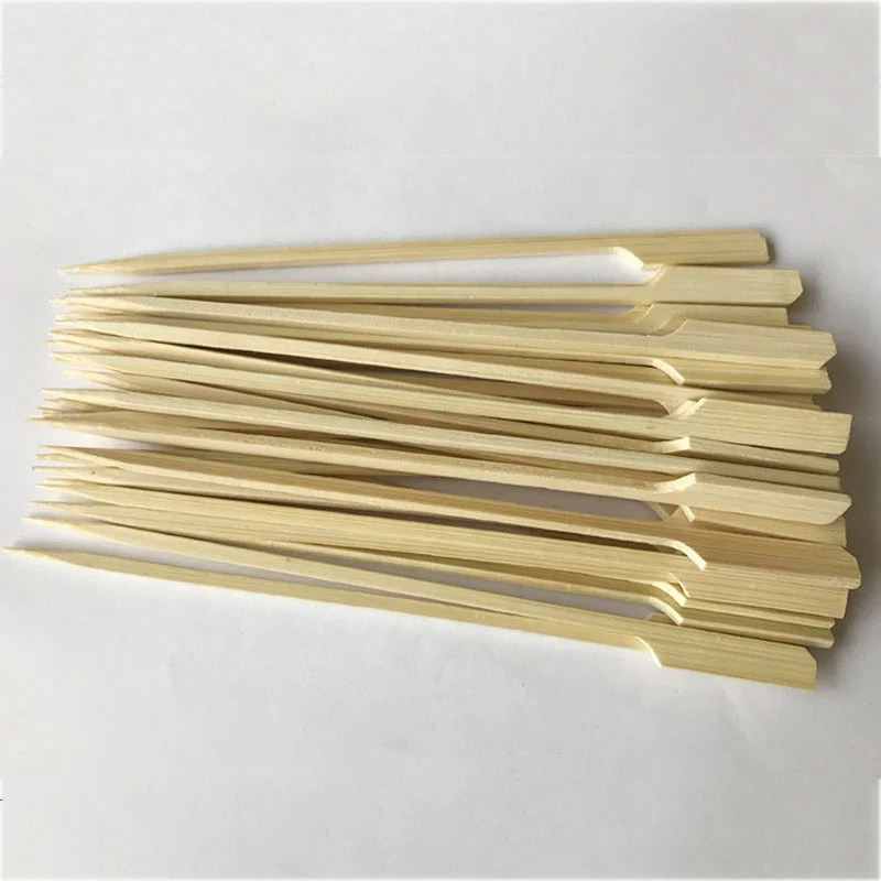Пищевое производство, одноразовые Шпажки для барбекю, кебаба, бамбуковое весло с пользовательским логотипом