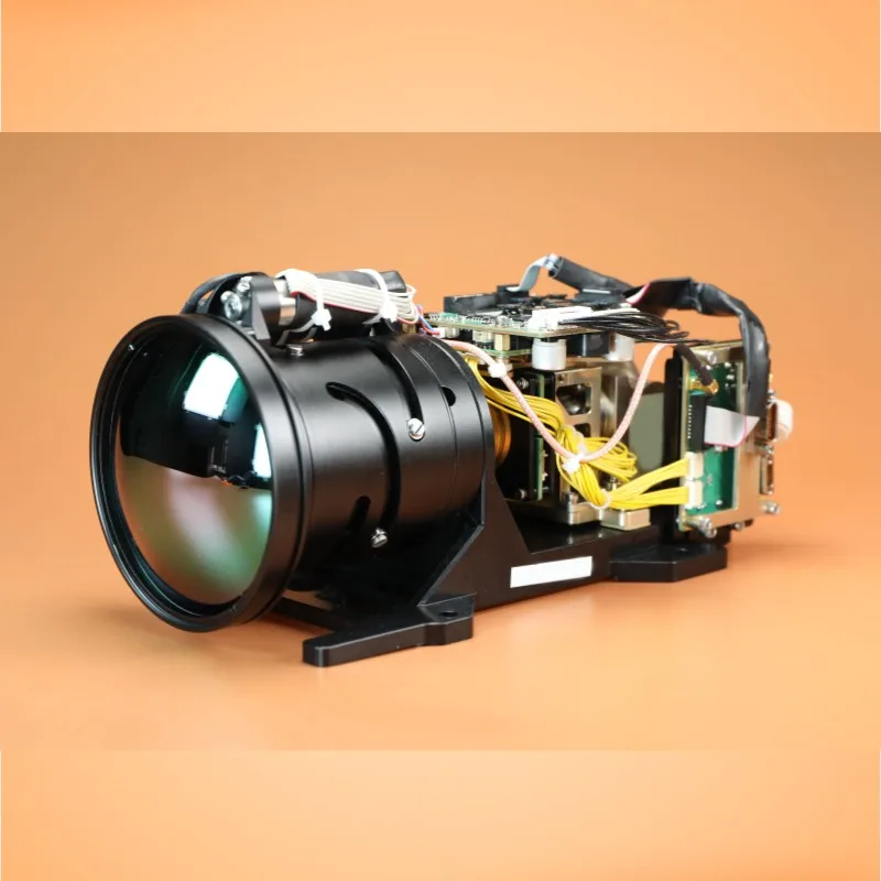 High resolution thermal imaging camera module with alarming for security and border defense