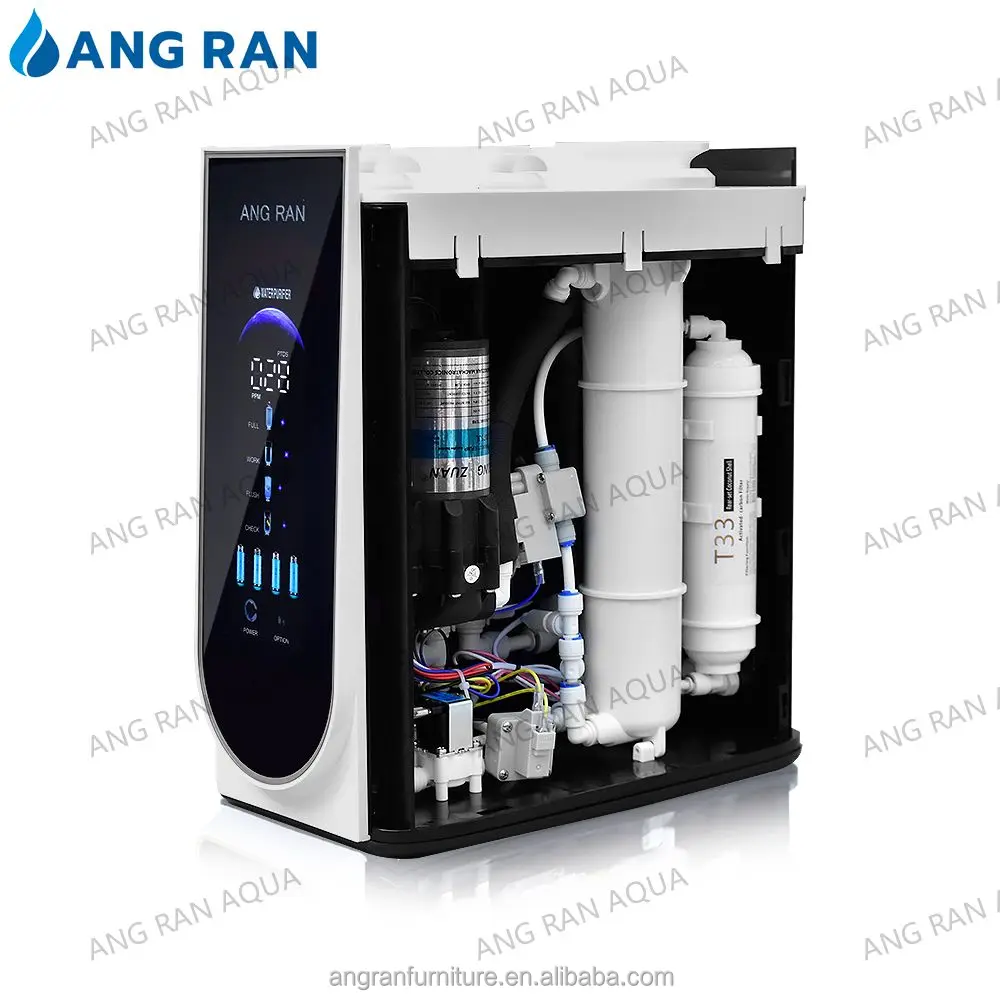 5 stages 400gpd 0.01 micron tap tap water filter alkaline purifier steel water filter reverse osmosis