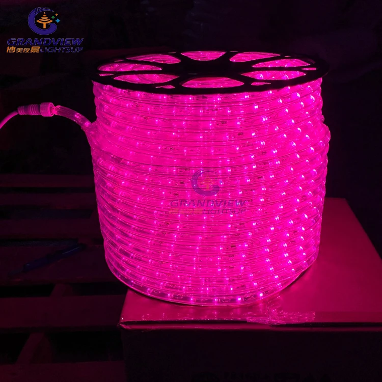 10 мм 13 Светодиодная веревочная лампа ПВХ 100 м для наружного сада праздничного украшения освещения