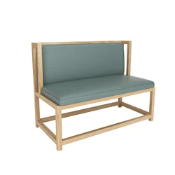 custom  leather boothe sofa seating design in round shape ,dining furniture