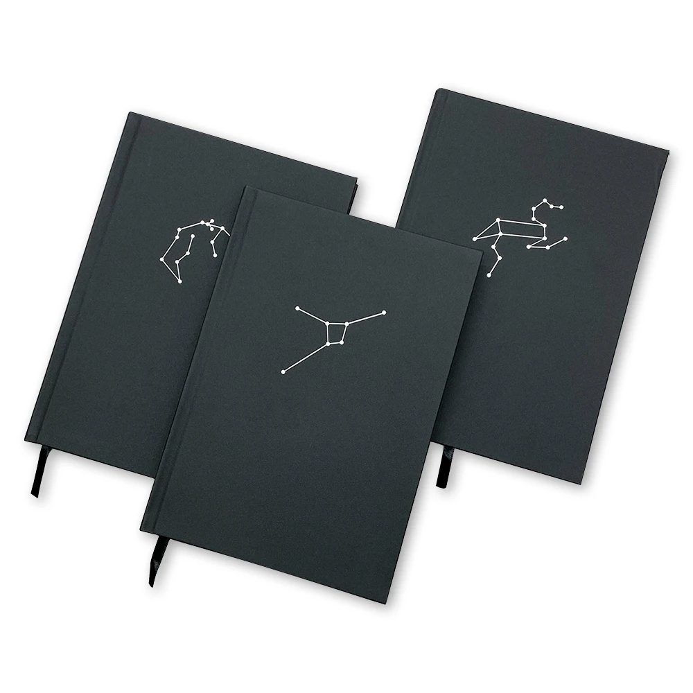 Notebooks Manufacturer Unique 12 Constellation Black Card Hardcover Journal Constellation Notebook