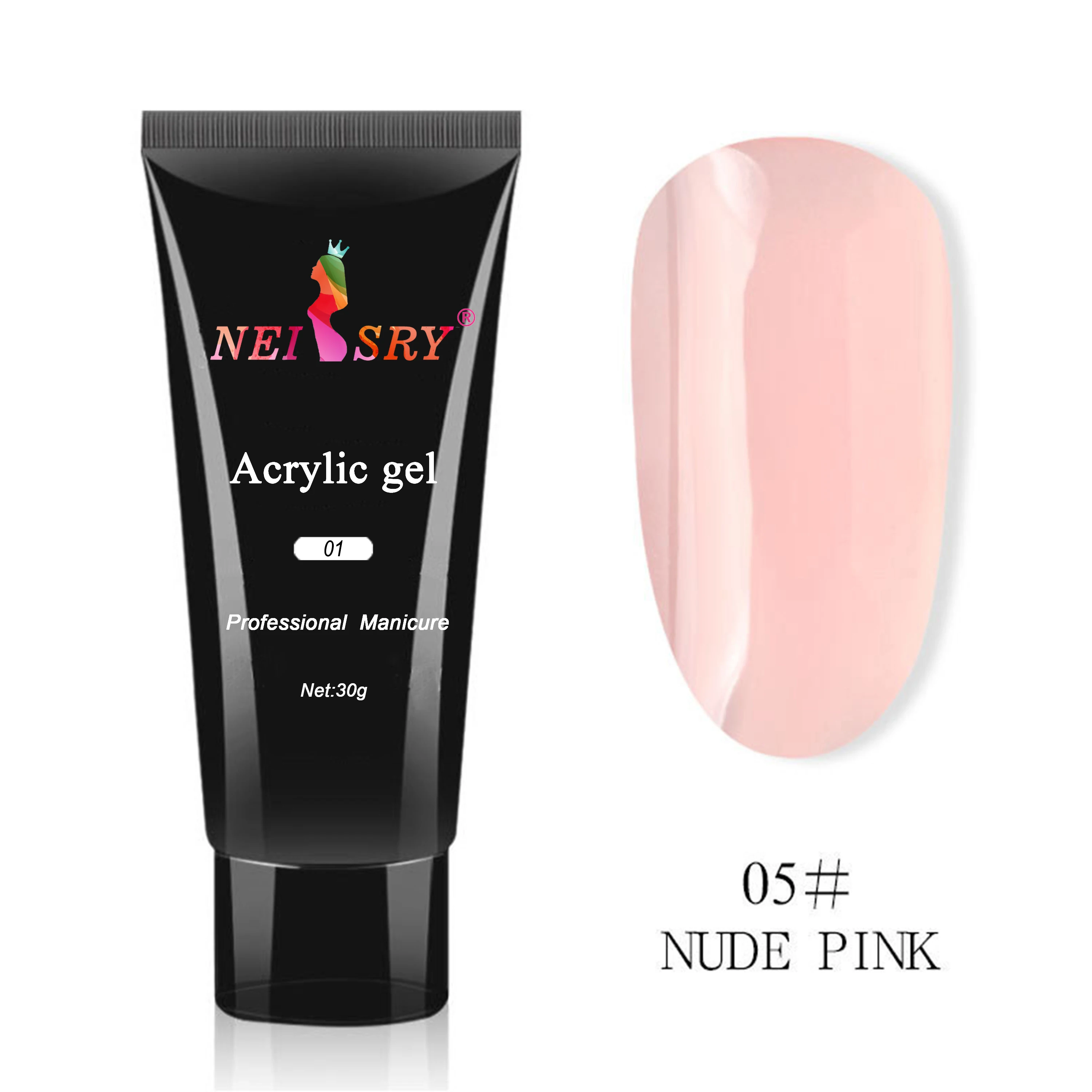 Neiss Nail Art Salon High quality extension gel 30g Private label OEM acrylic builder UV Poly Nail Gel Poly Gel