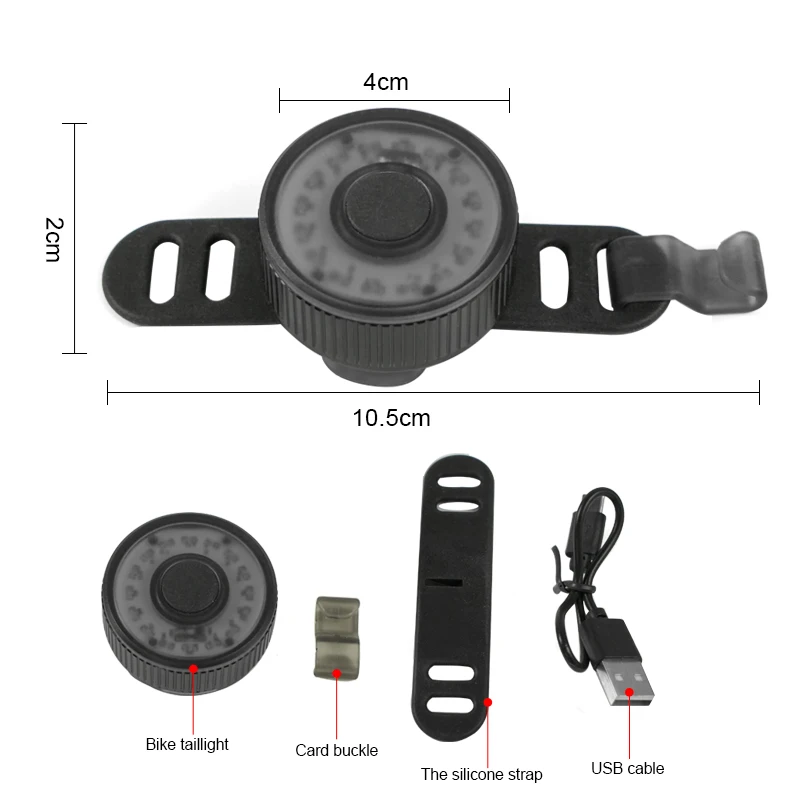 Велосипедный задний фонарь с зарядкой через USB, водонепроницаемая сумка на седло для горных и шоссейных велосипедов, задний фонарь на раму