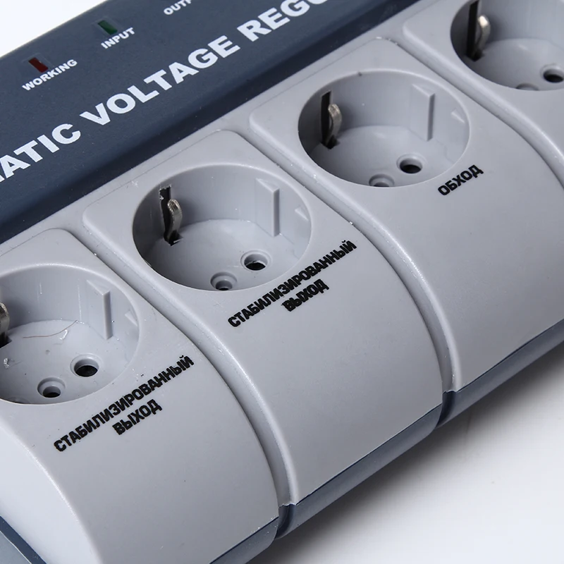 Sockets 1500VA Toroidal Transformer AC Automatic Voltage Regulators Stabilizers AVR 1200W 1500W For SVC Use