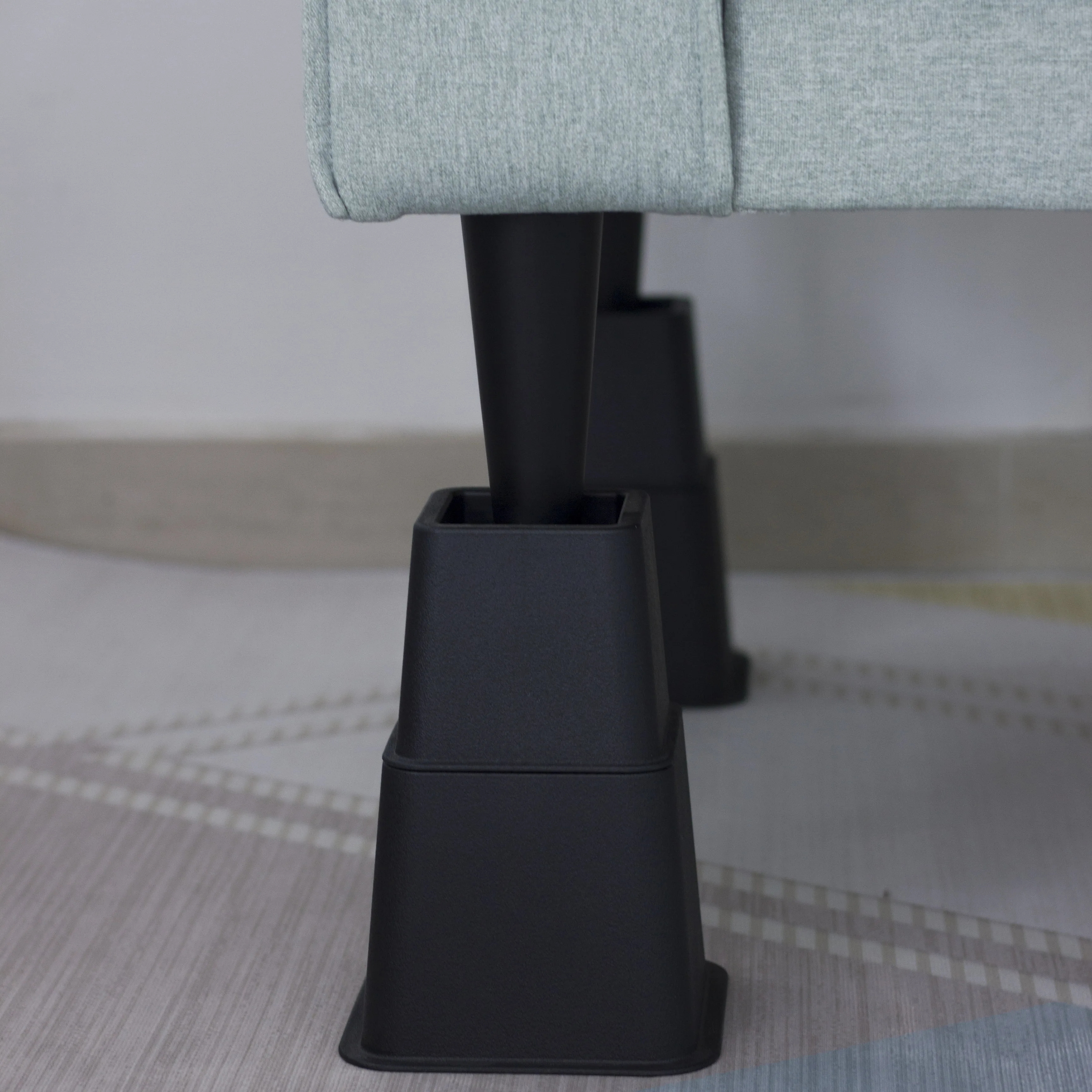 3inch-8inch height plastic adjustable heavy duty furniture risers