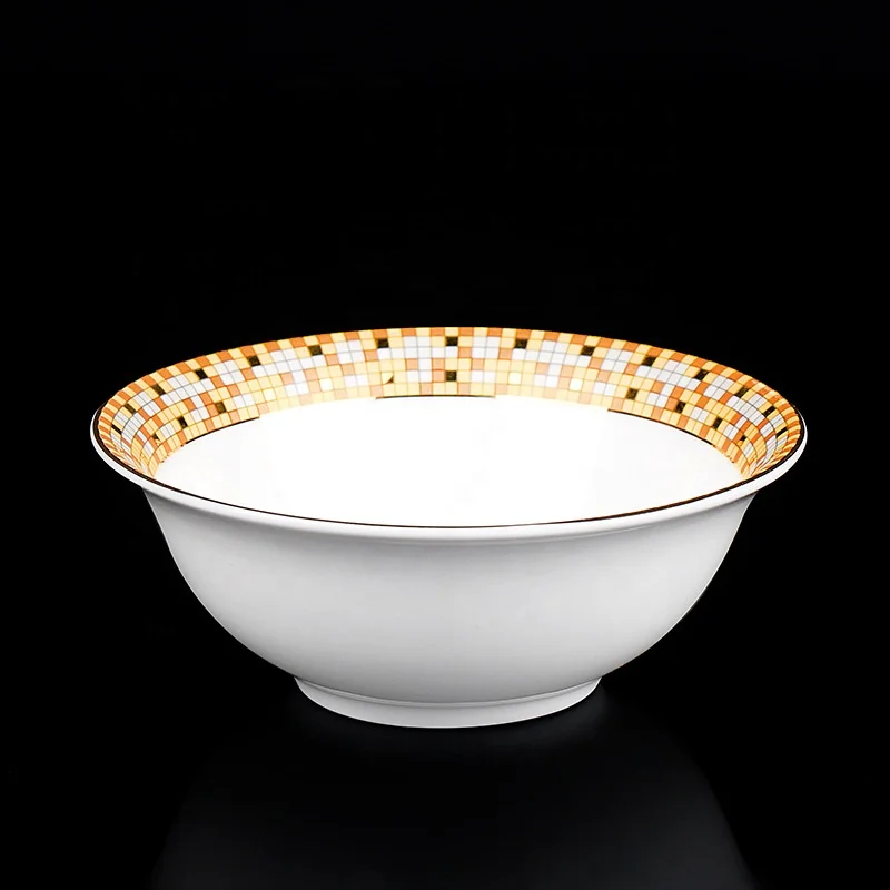 Luxury H Bone china Gold Plate Porcelain for Wedding Restaurant Vintage Ceramic Charger Plate