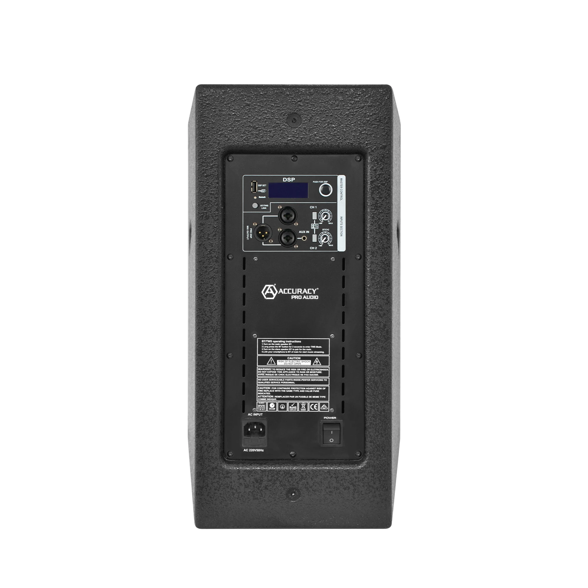 RQSONIC WQ10D3-2K 10 Inch Professional Audio Bluetooth Speaker Stage Party Speaker With Class D Amplifier