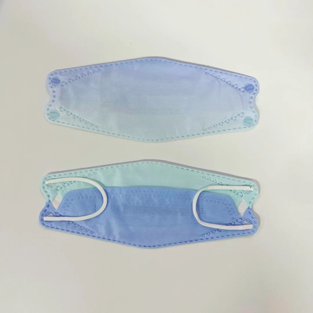 Sanda FFP2 Gradiente Gray Color Medical Face Mask 3D KF94 Mask In Colors