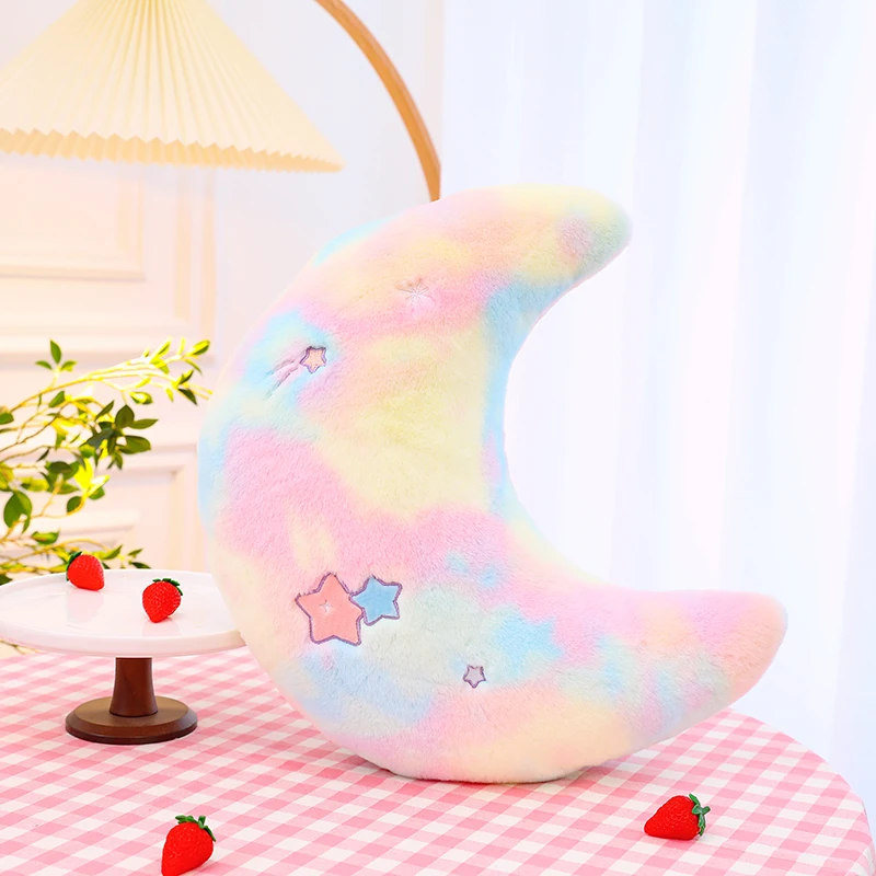 factory supply Tie dye flower Moon stars pillow living room sofa pillow plush toy skin