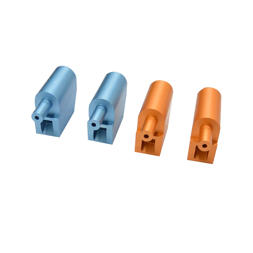 Blue anodized aluminum parts cnc machining parts for bicycle