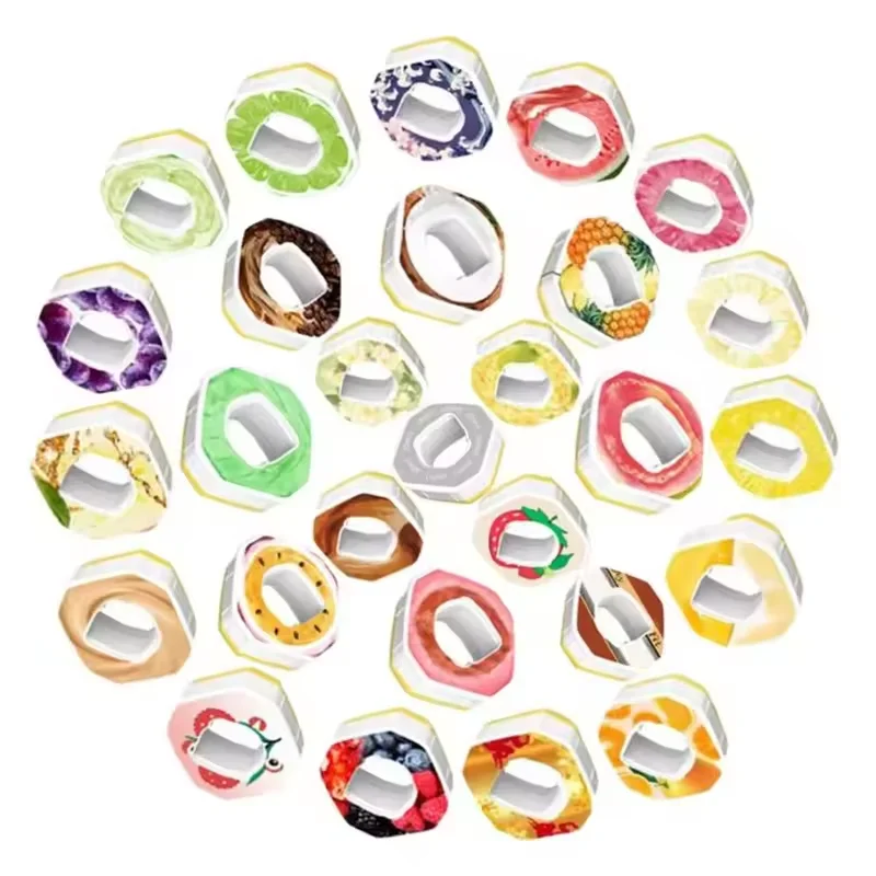 Hot Sale Fruit Flavored Ring Water Bottle Fragrance Pods with Sweet Smaken Scent for Air Drink Bottle Enhancement