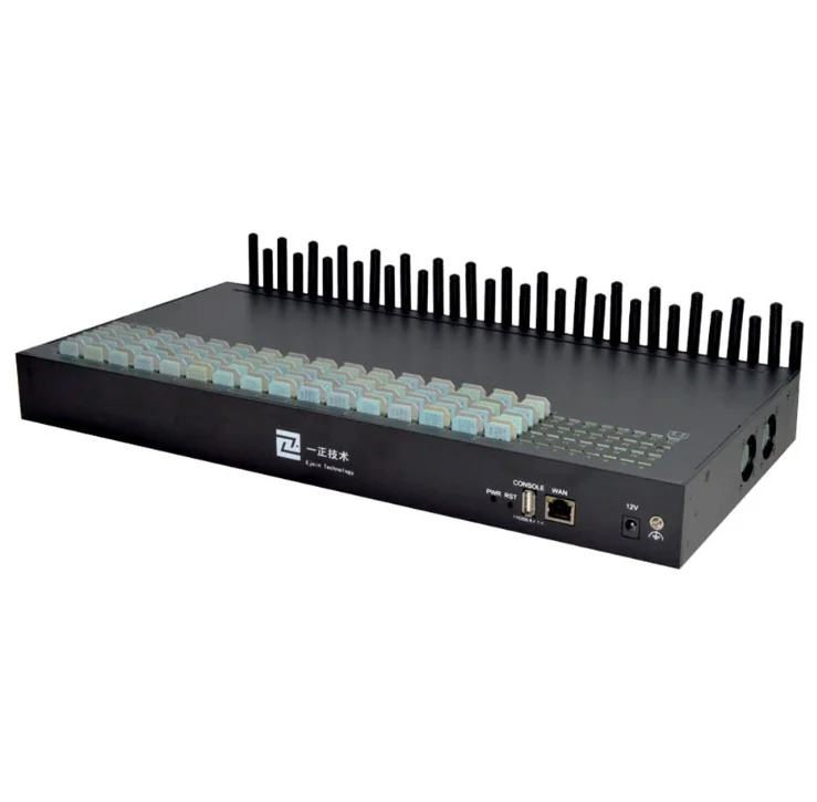 4G LTE 32 port 128 sim slots 32-128 sim cards sending and receiving bulk sms mms