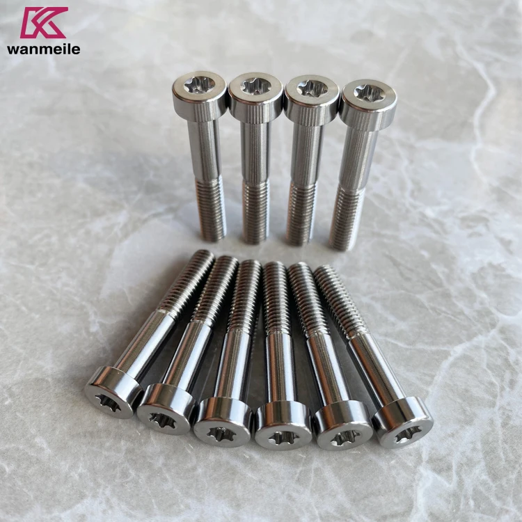 m5 titanium alloy bolt with torx key