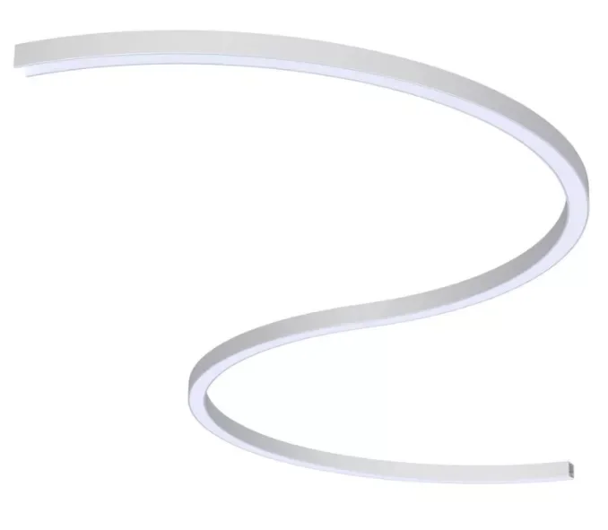 Изогнутый СВЕТОДИОДНЫЙ канал Dia600 1200 2400 мм 3000 мм, гибкий алюминиевый профиль на заказ