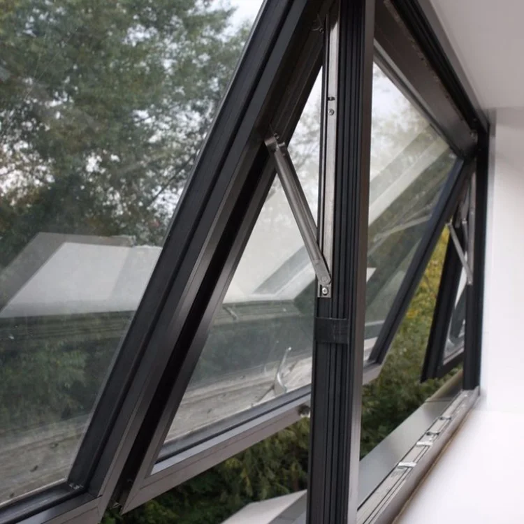 Australian AS2047 Aluminum Chain Winder Awning Window Double Glazed Glass Aluminum Windows