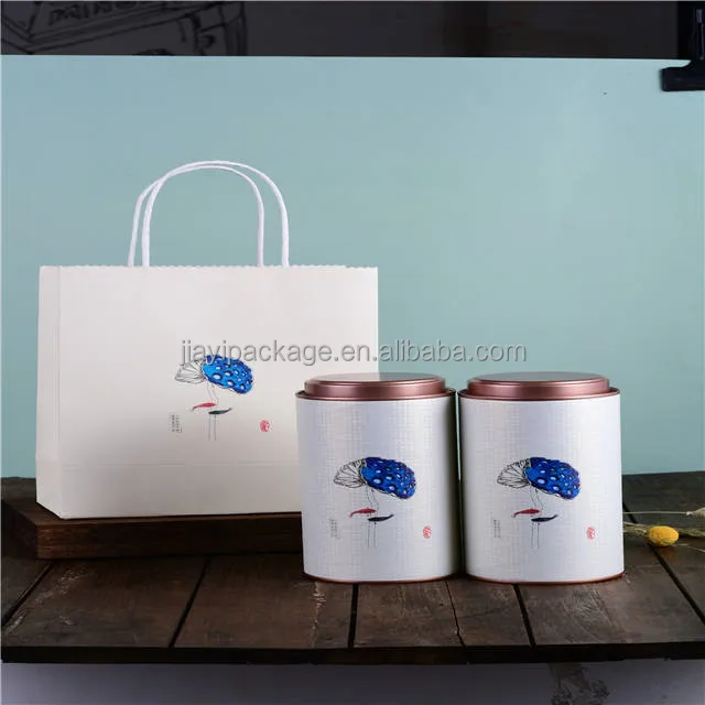 Custom Cylinder Round Food Grade Cardboard Tea Paper Tube Packaging  Box for powder