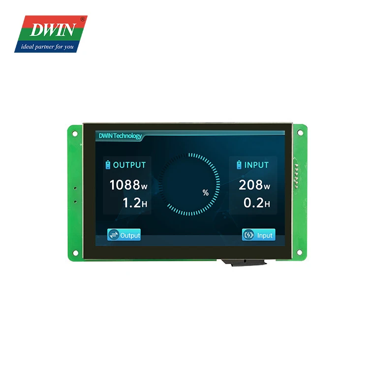 DWIN 5 inch 800*480 HMI High brightness  IPS Touch Screen 16.7M Colors UART TFT LCD Display Outdoor Sunlight Readable