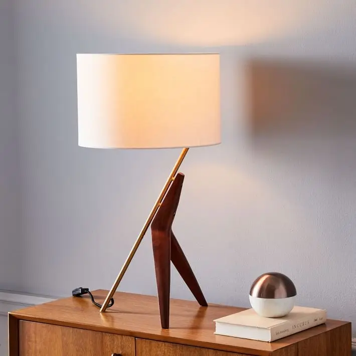 modern solid wood table lamp luxury living room bedroom study room model bedside decorative table lamp