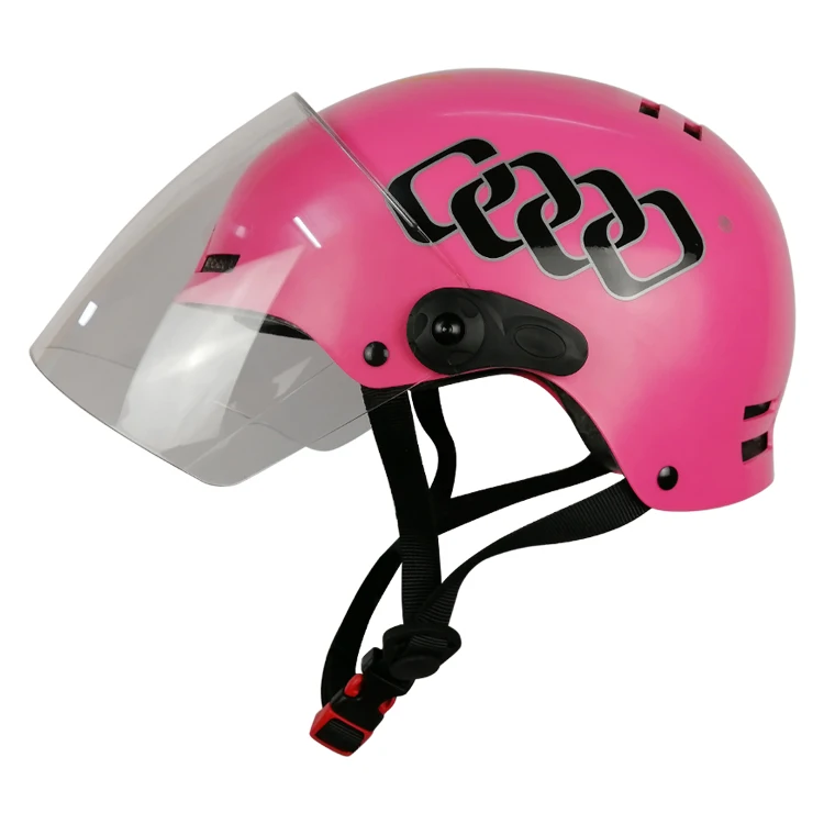 2020 NEW High Quality Scooter Helmet Half Covered Lens Uv Electric Car Helmets Motorcycle Helmets