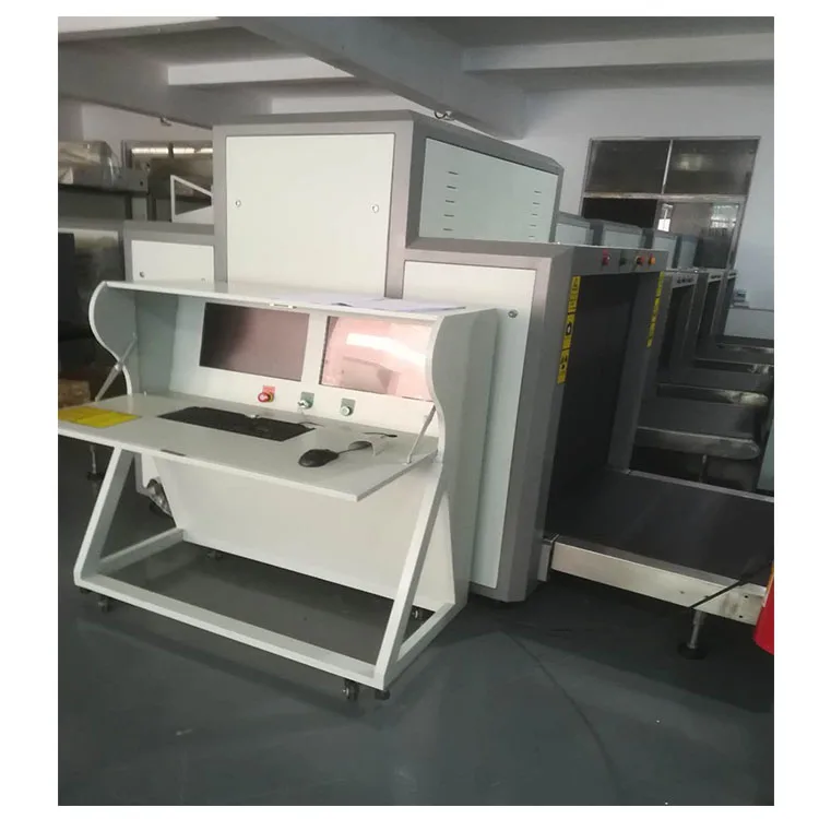 
 Сканер багажа 100100 большого размера с двойным обзором и рентгеновским обзором для аэропорта  