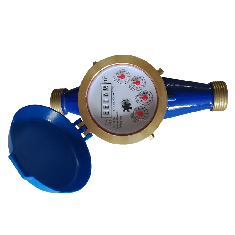 Rotary Piston Volumetric Brass Body Water Meter