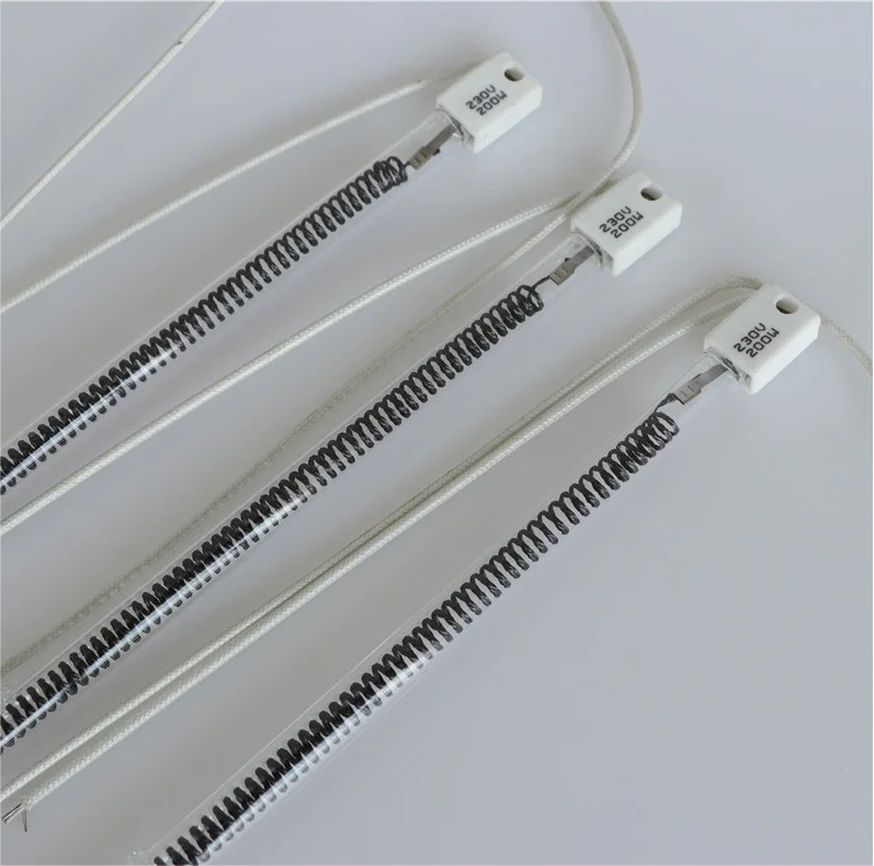 Factory price 500-2000W SK15 clear reflector medium wave customized infrared heat lamp for metal powder coating