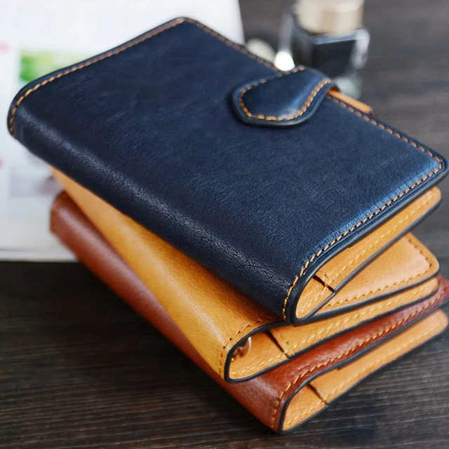 Customized Leather Notebooks  A5 A6 Gold Ring Binder Agenda Journal Diary Organizer Planner Hardcover Note Book