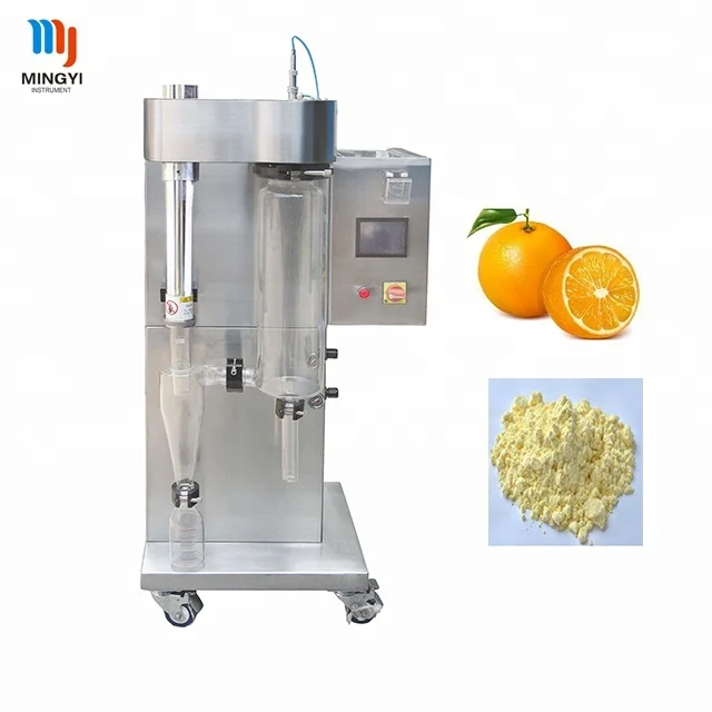 Spray dryer machine for chemical food powder with vacuum pump